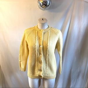 Vintage Tarni Wool Button Up Cardigan Sweater